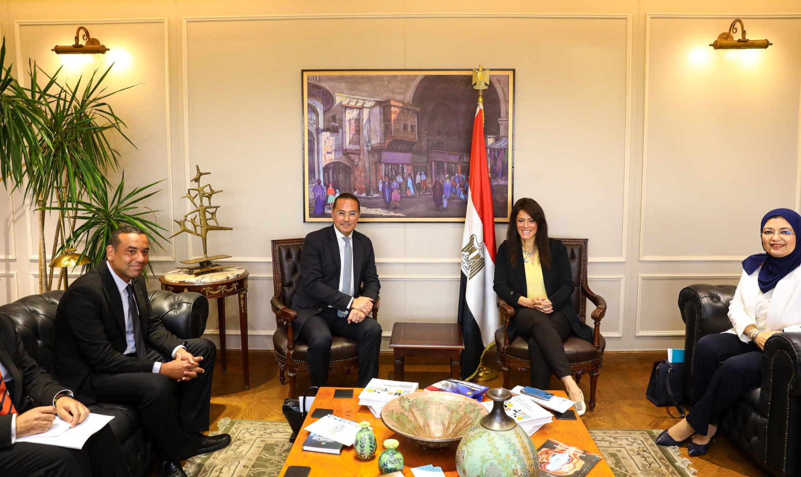 المشاط تلتقي المدير الإقليمي لمنظمة الأمم المتحدة �يونيدو�