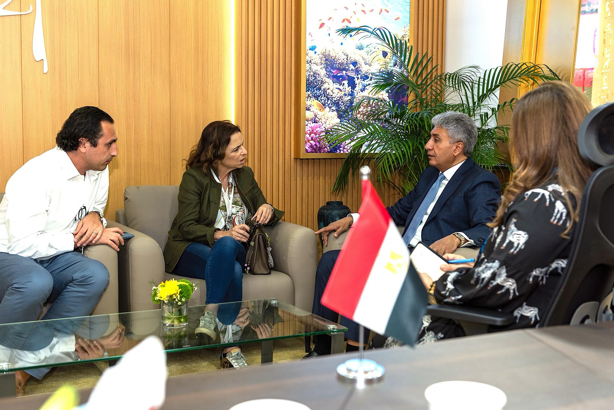 وزير السياحة والآثار يلتقي بوزيرة السياحة اللبنانية